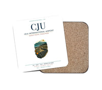 Thumbnail for Jeju International Airport (CJU) design on white 1 piece coaster