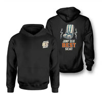 Thumbnail for SIGNAL 497 - Jump Seat Best Seat - Double-Side Hoodie design on black double side hoodie