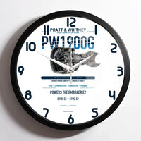 Thumbnail for PW1900G design on white framed wall clock