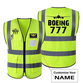 Boeing 777 & Plane Reflective Vests