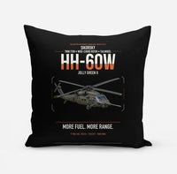 Thumbnail for Sikorsky HH-60W Jolly Green II design on black pillow