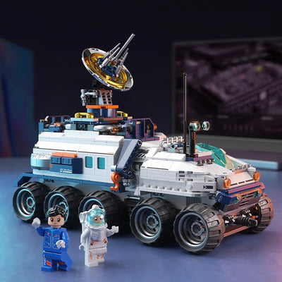 Dawn Interplanetary Rover Collectible Building Blocks aviation themed Lego-style model aircraft in ABS plastic.