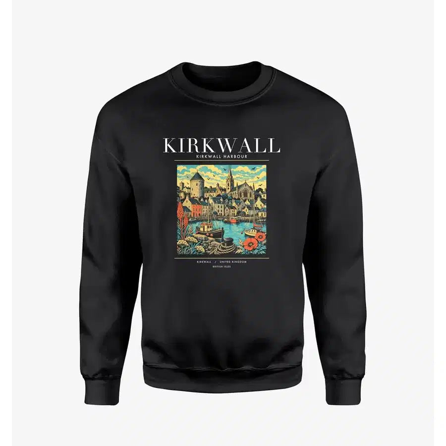 KIRKWALL - Poster - Sweatshirt - Black
