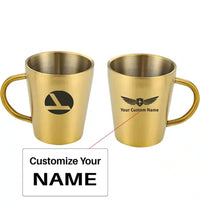 Thumbnail for Eastern Air Lines Airlines Stainless Steel Coffee mug, Gold+Name