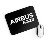 Thumbnail for Airbus A320 & Text aviation design on neoprene with anti-slip base mouse pad.