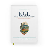 Thumbnail for Kigali International Airport (KGL) design on white notebook