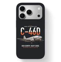 Thumbnail for C-46D Commando design on black magsafe iphone case, for iPhone 17 Pro