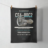 Thumbnail for CF6-80C2 design on black towel