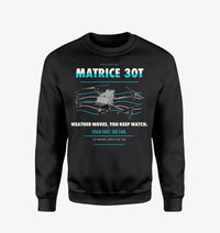 Thumbnail for DJI Matrice 30T design on black sweatshirt