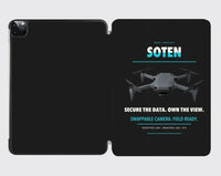 Thumbnail for ACSL SOTEN design on black ipad tablet case