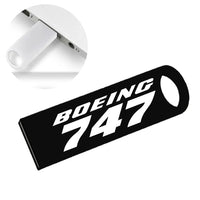 Thumbnail for Boeing 747 & Text aviation design on durable waterproof casing waterproof USB device.