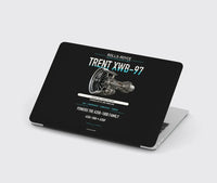 Thumbnail for TRENT XWB-97 design on black MacBook case
