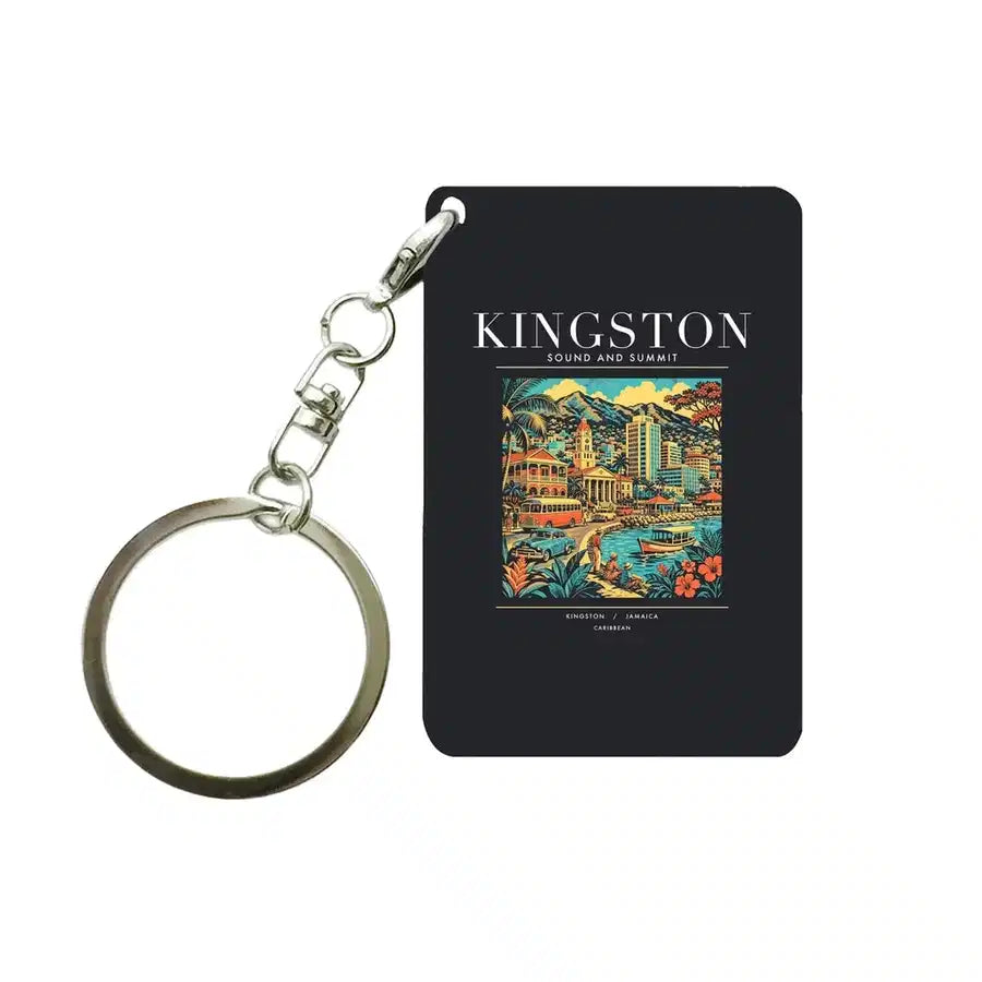 KINGSTON - Poster - Key Chain - Black