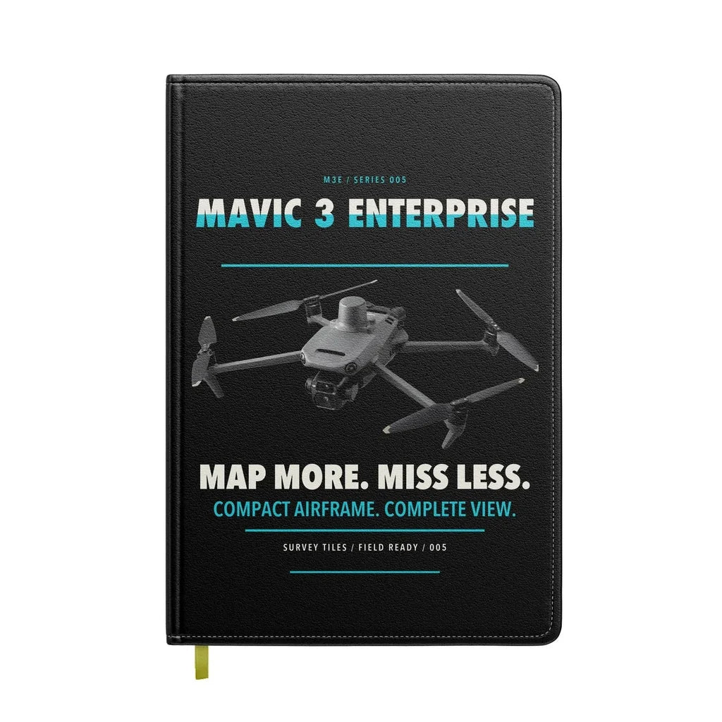DJI Mavic 3 Enterprise design on black notebook