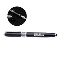 Thumbnail for Born To Fly Forced To Work rollerball pen - black