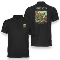 Thumbnail for FRESNO - Poster - Double-Side Polo - Black