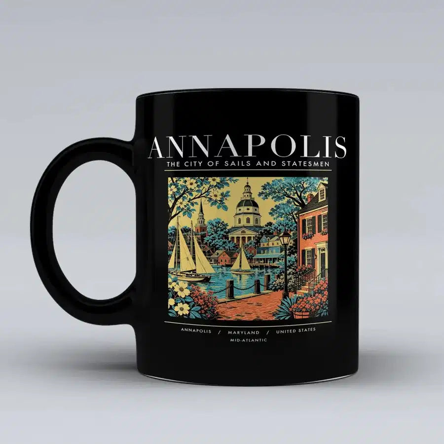 ANNAPOLIS - Poster - Mug - Black