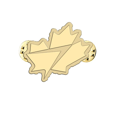WestJet Airlines aviation hollow pin in polished alloy.