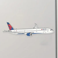 Thumbnail for Delta Air Lines Boeing 787 Airplanes Magnets aviation airplane fridge magnet, strong neodymium core.