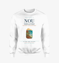 Thumbnail for Nouméa–La Tontouta International Airport (NOU) design on white sweatshirt