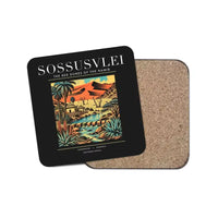 Thumbnail for SOSSUSVLEI - Poster - Coaster - Black