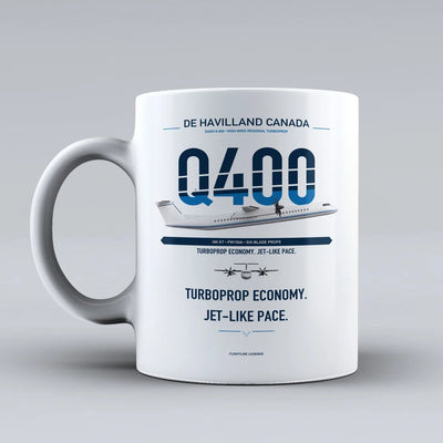 8-400 Mug design on white dash