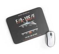 Thumbnail for F A-18E F Buddy Tanker design on black rectangle mouse pad