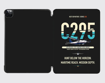 Airbus C295 MPA/ASW design on black ipad tablet case