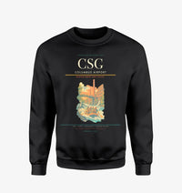 Thumbnail for Columbus Airport (CSG) design on black sweatshirt