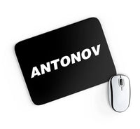 Thumbnail for Antonov & Text aviation design on neoprene with anti-slip base mouse pad.