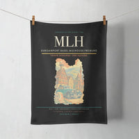 Thumbnail for EuroAirport Basel-Mulhouse-Freiburg (MLH) design on black towel
