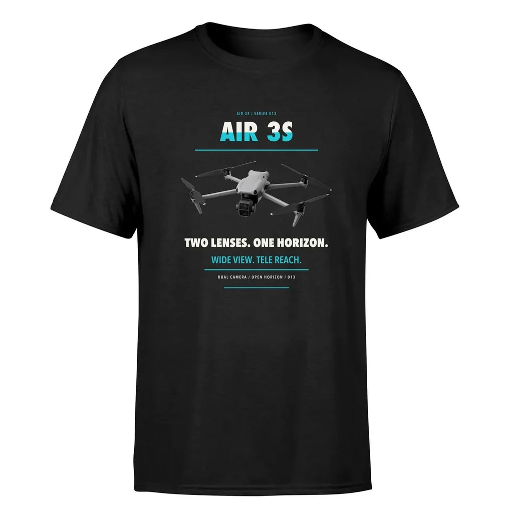 DJI Air 3S design on black single side