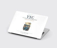 Thumbnail for YYC Calgary International Airport (YYC) design on white MacBook case
