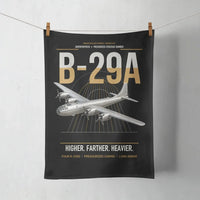 Thumbnail for B-29A Superfortress design on black towel