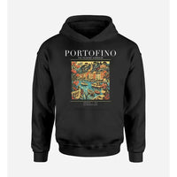 Thumbnail for PORTOFINO - Poster - Premium Hoodie - Black