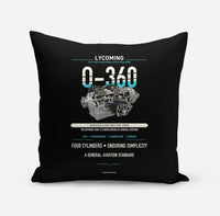 Thumbnail for O-360 design on black pillow