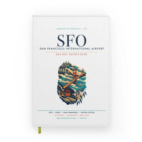 Thumbnail for San Francisco International Airport (SFO) design on white notebook