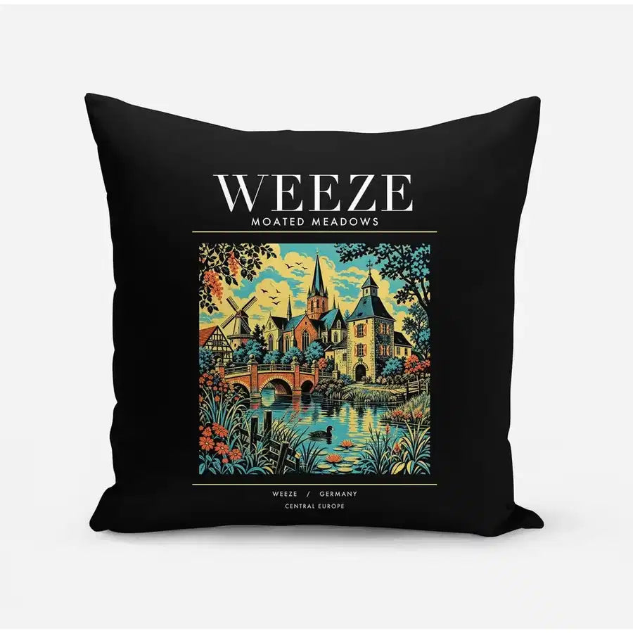 WEEZE - Poster - Pillow - Black