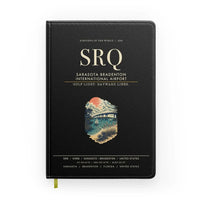 Thumbnail for Sarasota Bradenton International Airport (SRQ) design on black notebook
