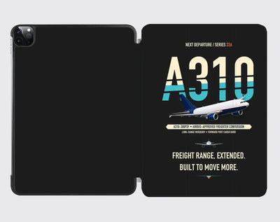 Airbus A310-300P2F design on black ipad tablet case