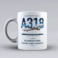Thumbnail for A318 Mug design on white airbus
