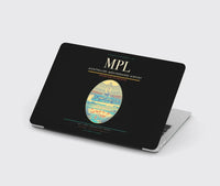 Thumbnail for Montpellier–Méditerranée Airport (MPL) design on black MacBook case
