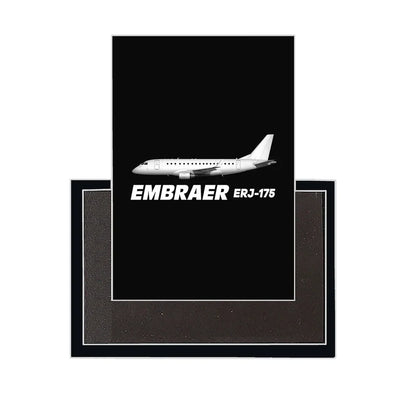 The Embraer ERJ-175 aviation design magnet in strong neodymium core.