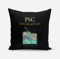 Thumbnail for Petersburg James A. Johnson Airport (PSG) design on black pillow