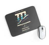 Thumbnail for Boeing 777-200ER design on black rectangle mouse pad