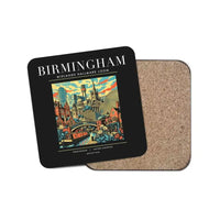 Thumbnail for BIRMINGHAM - Poster - Coaster - Black