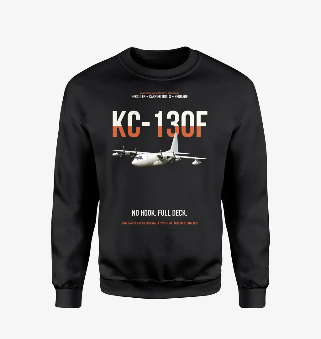 KC-130F BuNo 149798 design on black sweatshirt