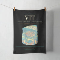 Thumbnail for Vitoria Airport (VIT) design on black towel