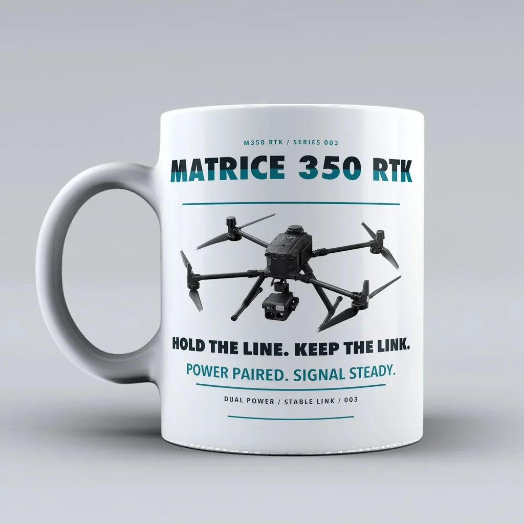 Matrice 350 RTK Mug design on white dji