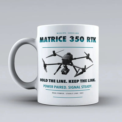 Matrice 350 RTK Mug design on white dji
